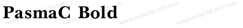 PasmaC Bold字体转换